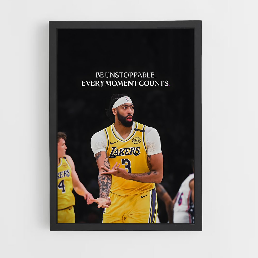 Poster Anthony davis – affiche Basketball (vue 2)